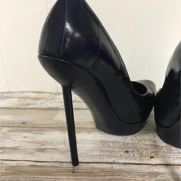 YVES SAINT LAURENT DIVINE 105 EEL PUMPS 36.5 - Picture 5 of 8